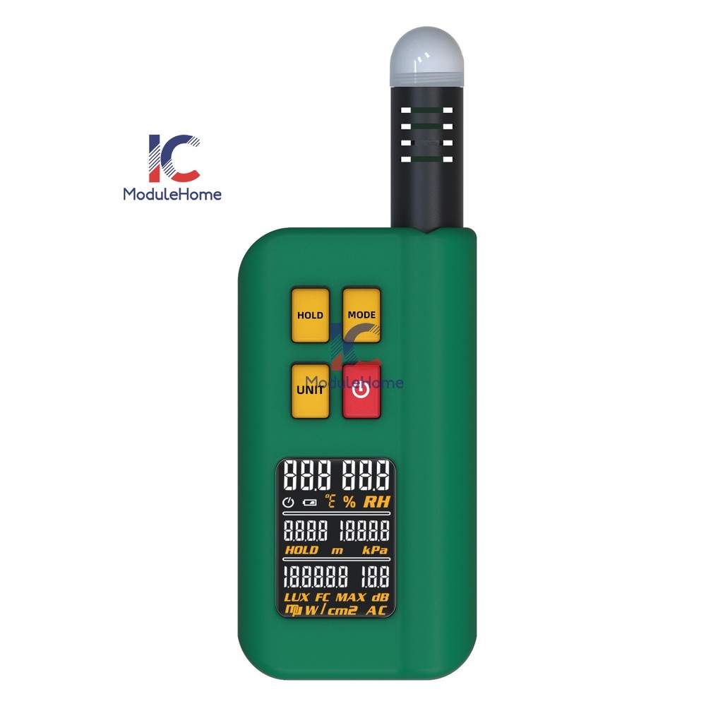 BSIDE Integrated Environment Detector Lux Noise Meter Hygrometer Thermometer