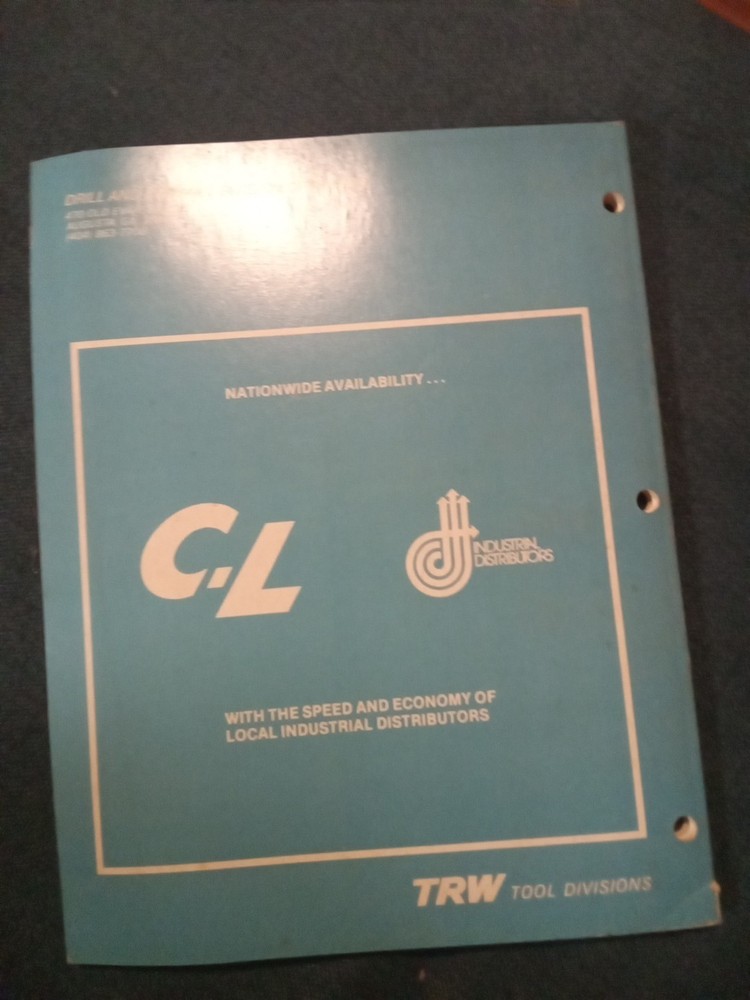 Vintage 1981 Chicago Latrobe Drill Catalog