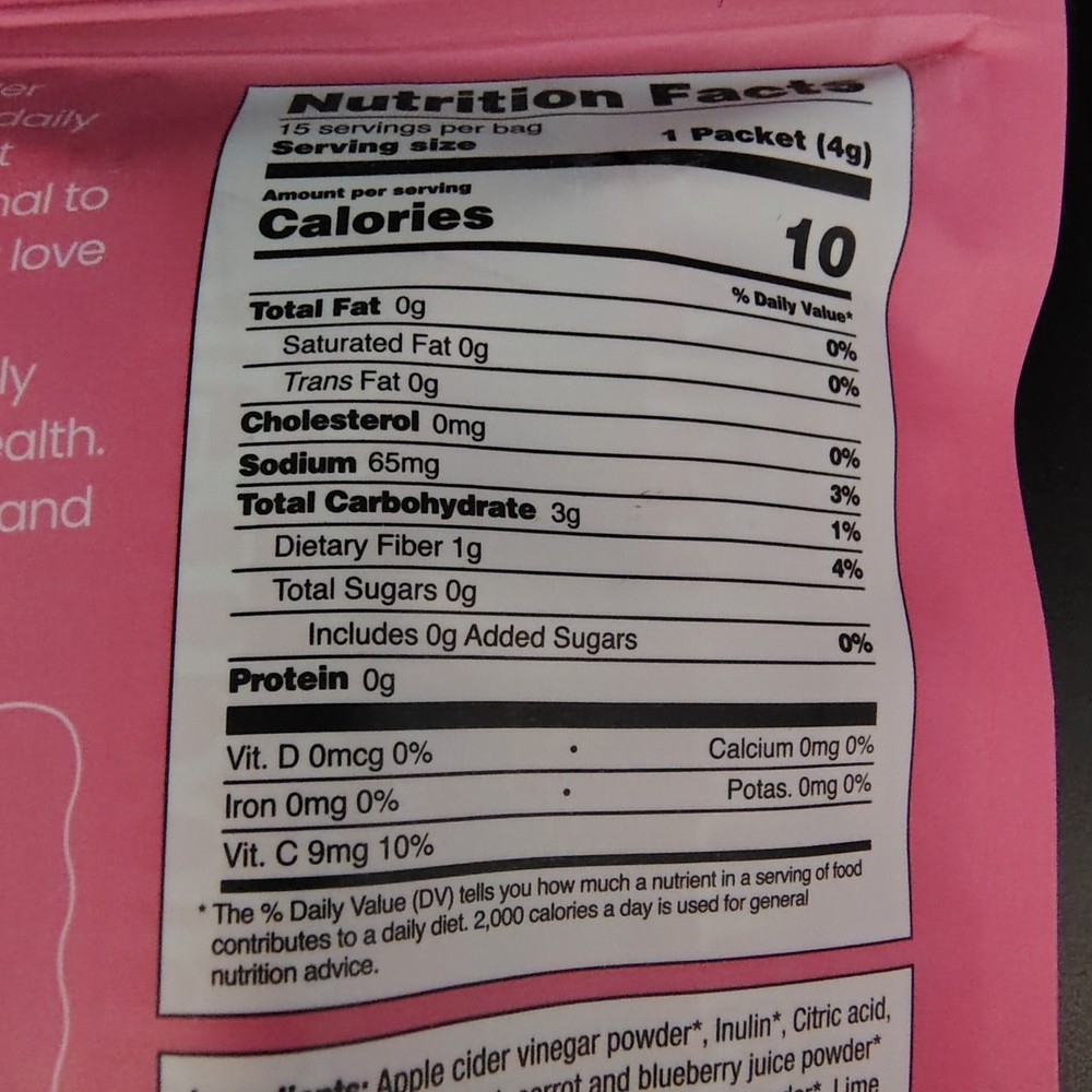 Super Belly Gut-Building Hydration Drink Mix Powder Packets