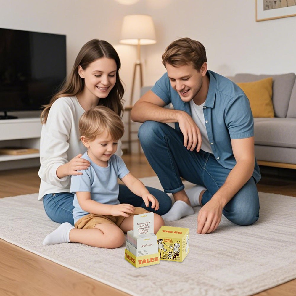 150 Conversation Starter Cards Family Edition for Family Gathering Party US