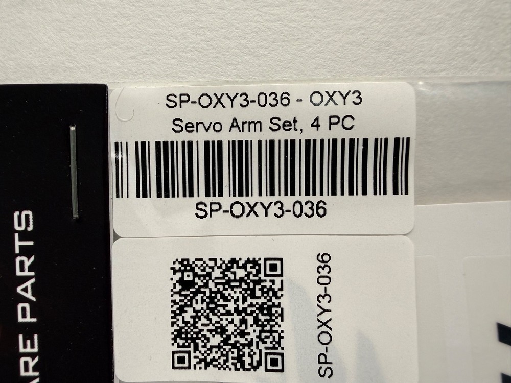 OXY HELI OXY 3 SERVO ARM SET 4PC SP-OXY3-036