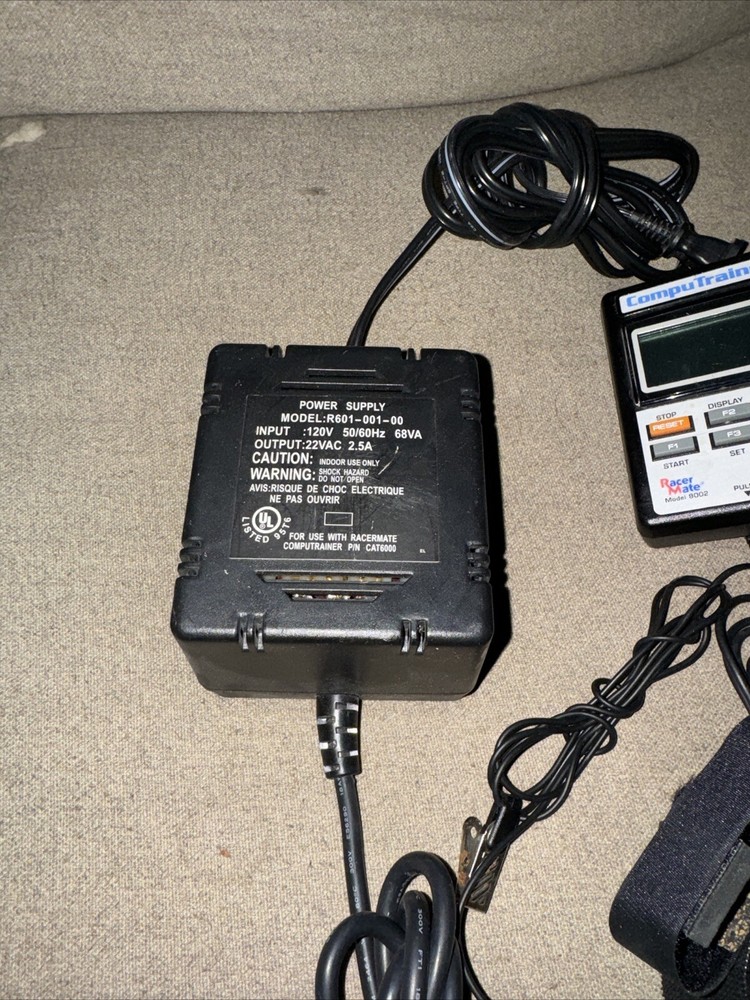 RACERMATE CompuTrainer 8002 Controller Head UNTESTED & Power Supply