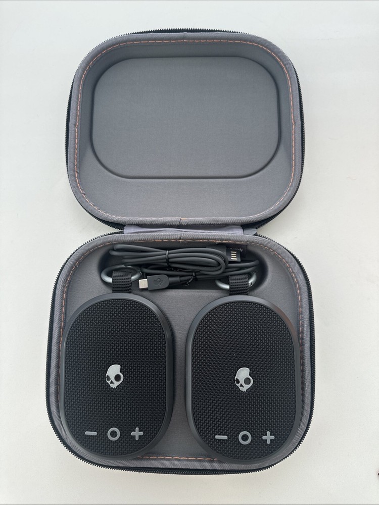 Skullcandy Kilo Wireless Bluetooth Speaker with Case Bundle, 2-pack