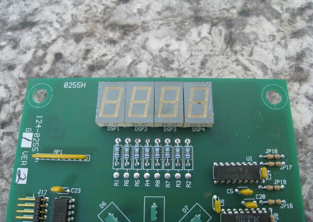 Gendex 124-0255 765DC Dental X-Ray Remote Interface Control Panel Circuit Board