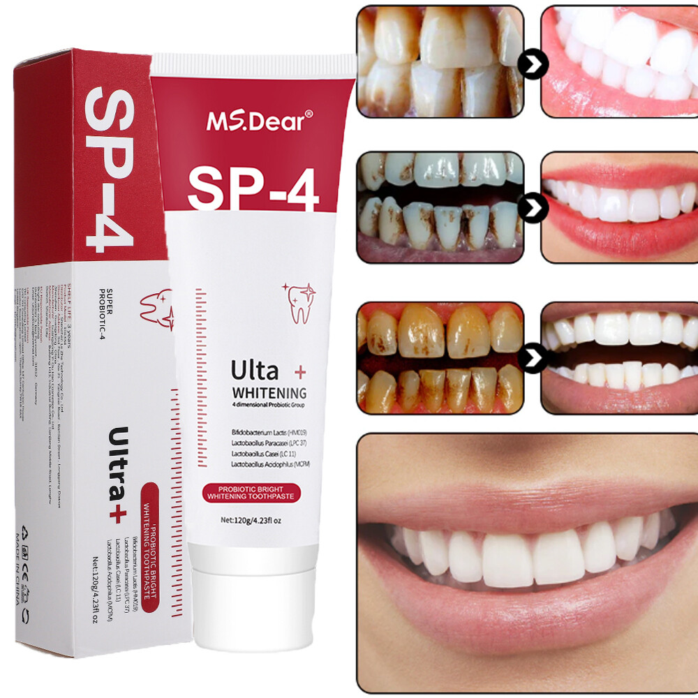 Sip-4 Toothpaste, Whitening Sp-4 Toothpaste, Sp-4 Probiotic Whitening Toothpaste