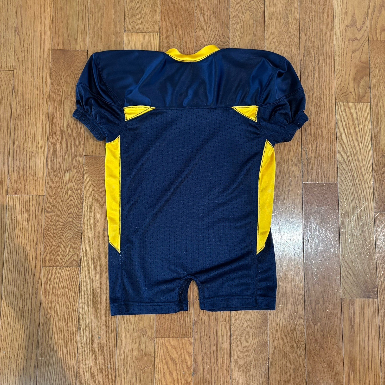 Boys Champro Mesh Football Jersey Blue And Gold