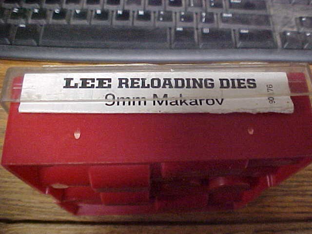 Lee Precision Reloading Die Set 9mm Makarov Caliber