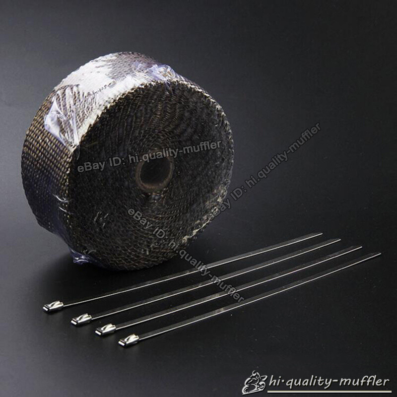 EXHAUST HEADER TURBO MANIFOLD PIPE LAVA HEAT SHIELD WRAP TAPE 16.5 FT * 2"