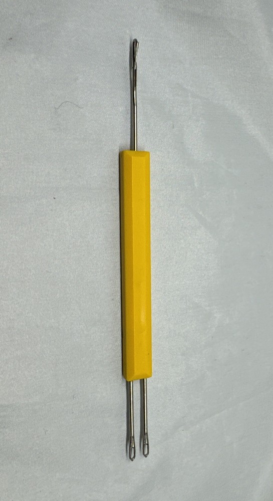 Yellow Latch/Needle Tool for Passap, Superba, Brother Knitting Machines