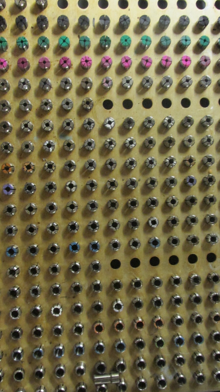 DA200 Collet Select Size from Drop Down List