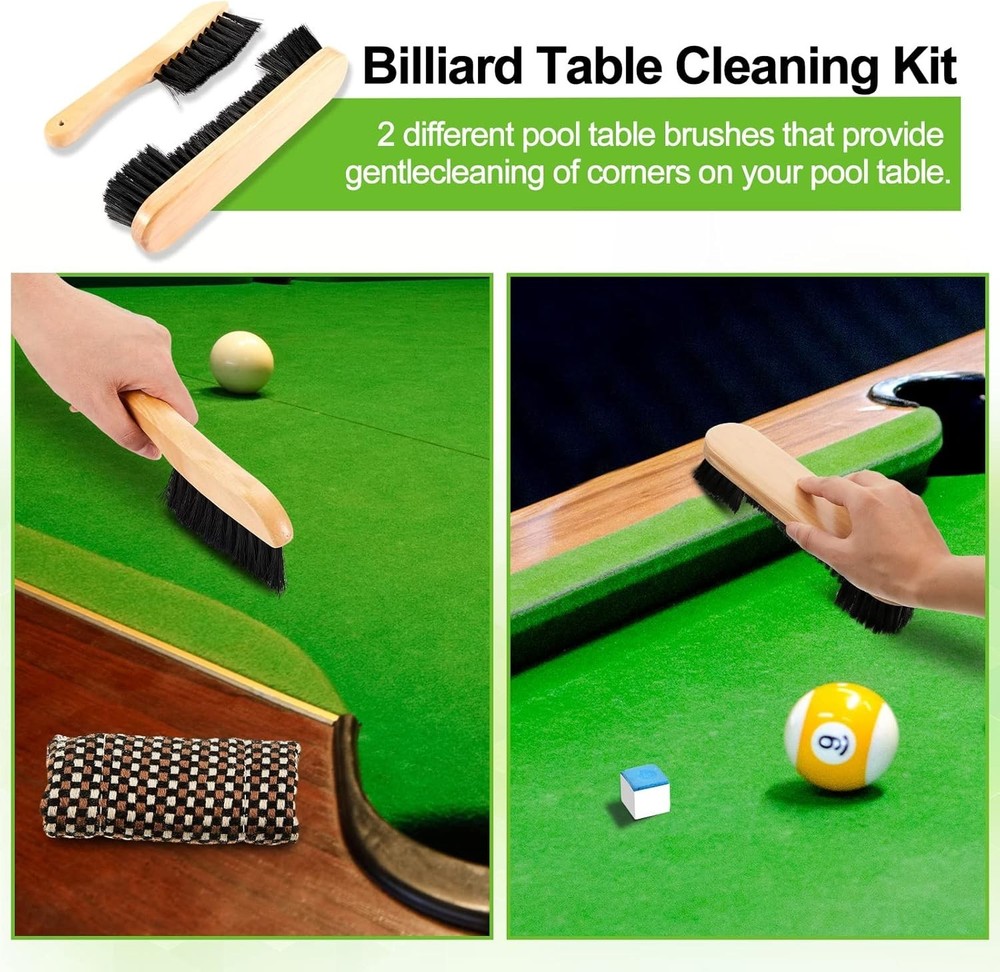 Complete Pool Table Maintenance Set: 19 Essential Billiards Accessories Included