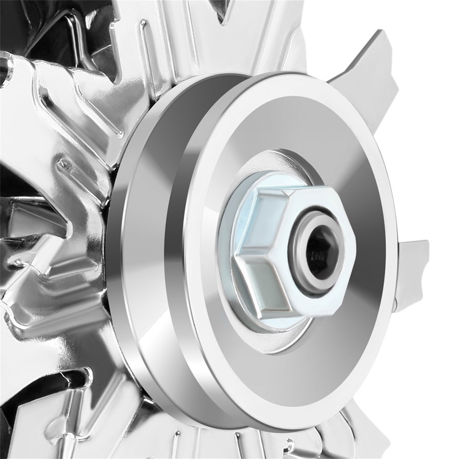 Alternator For Chrome BBC SBC Chevy 120Amp Street Rod GM 1 Wire 1975-1985 12V