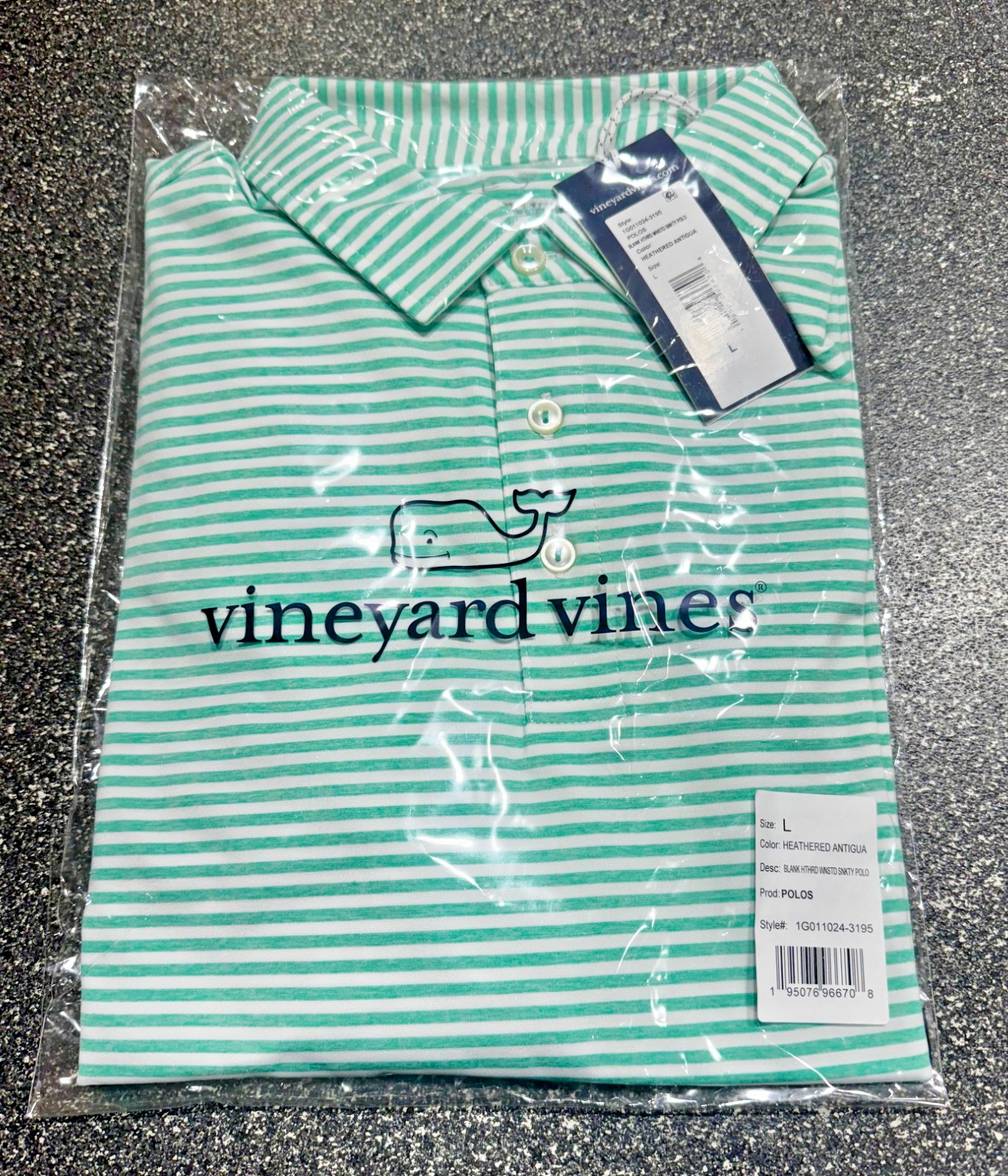 Vineyard Vines Winstead Sankaty Polo Shirt Men's Large Green