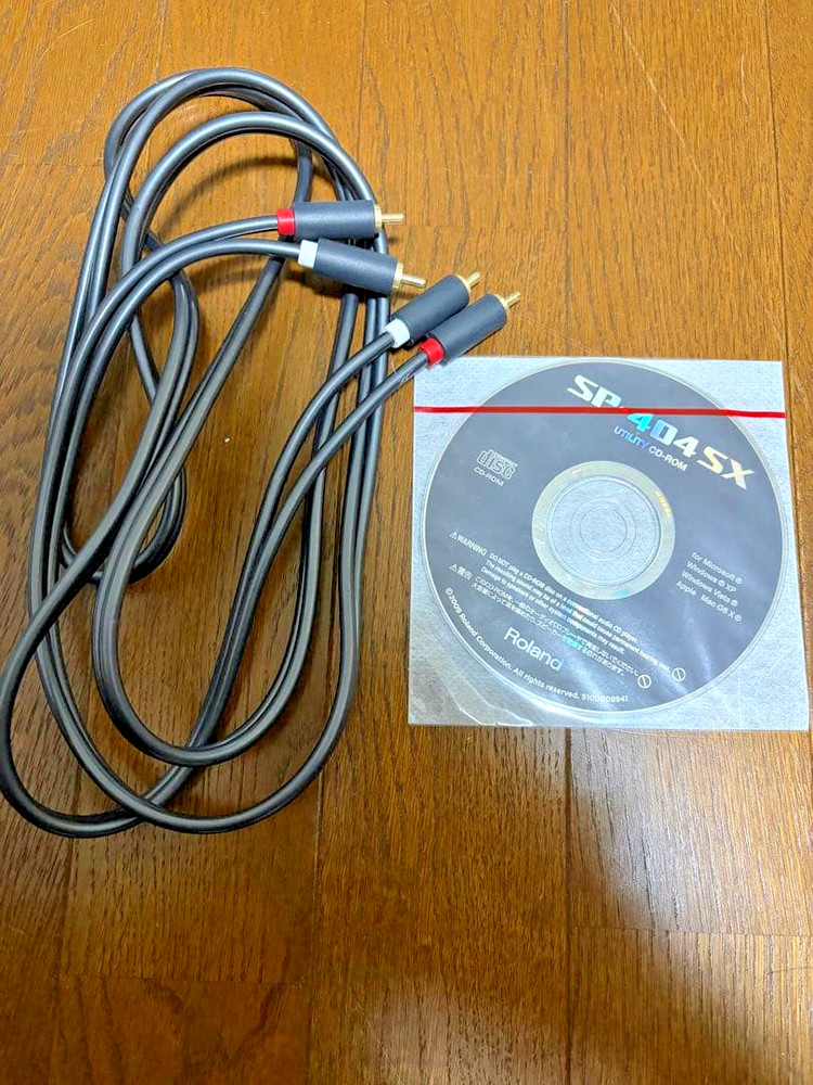 [NIB OPENED] Roland SP-404SX Linear Wave Sampler w/ Sample CDs Cable SD Card