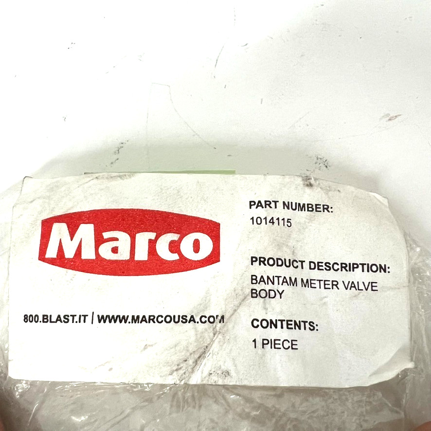 Marco Bantam Meter Valve Body 1014115