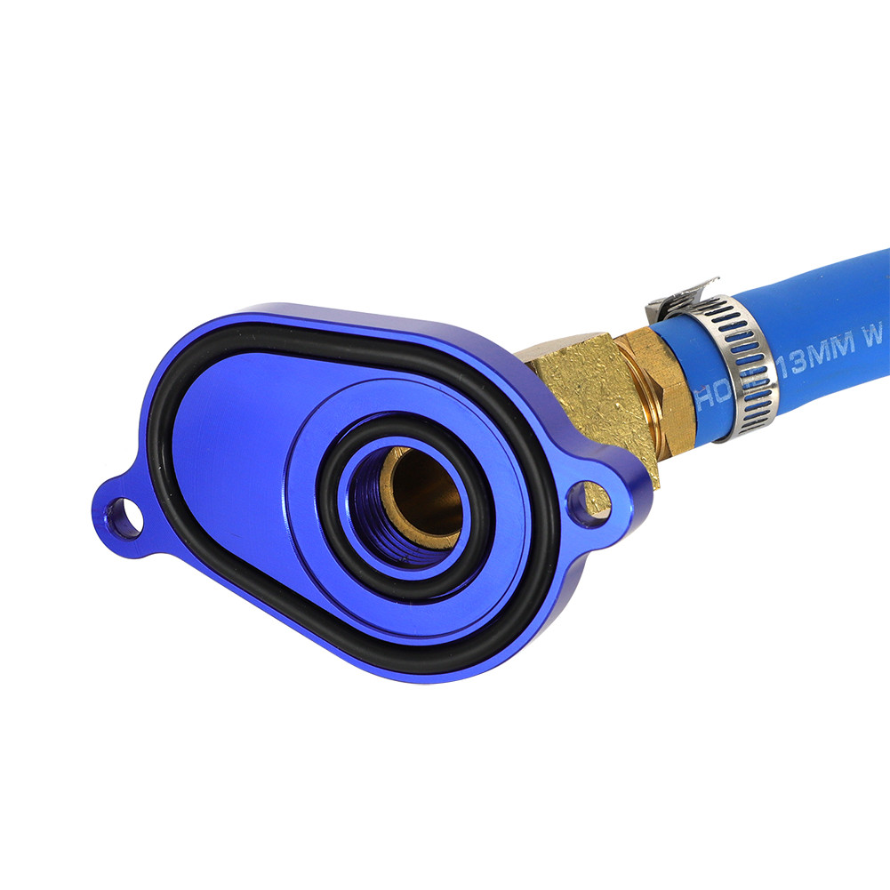 For 03-10 Ford 6.0L Oil Cooler Flush Kit & Aluminum Anodize Adapter VT365 VT275