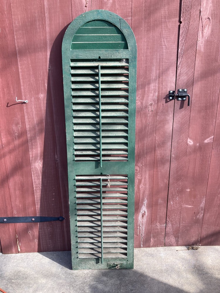 arched antique shutter