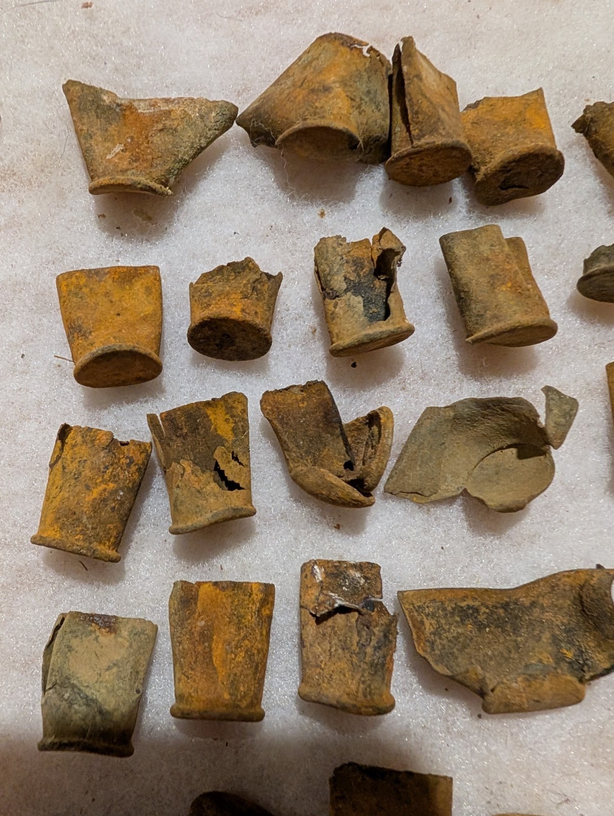 Civil War Bullets, Spencer Hulls Spent. Dug In Waterloo Al 30pc