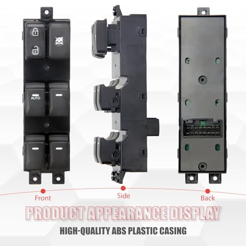 Master Power Window Switch Driver Side Compatible with Picanto 2012 93571-1Y200