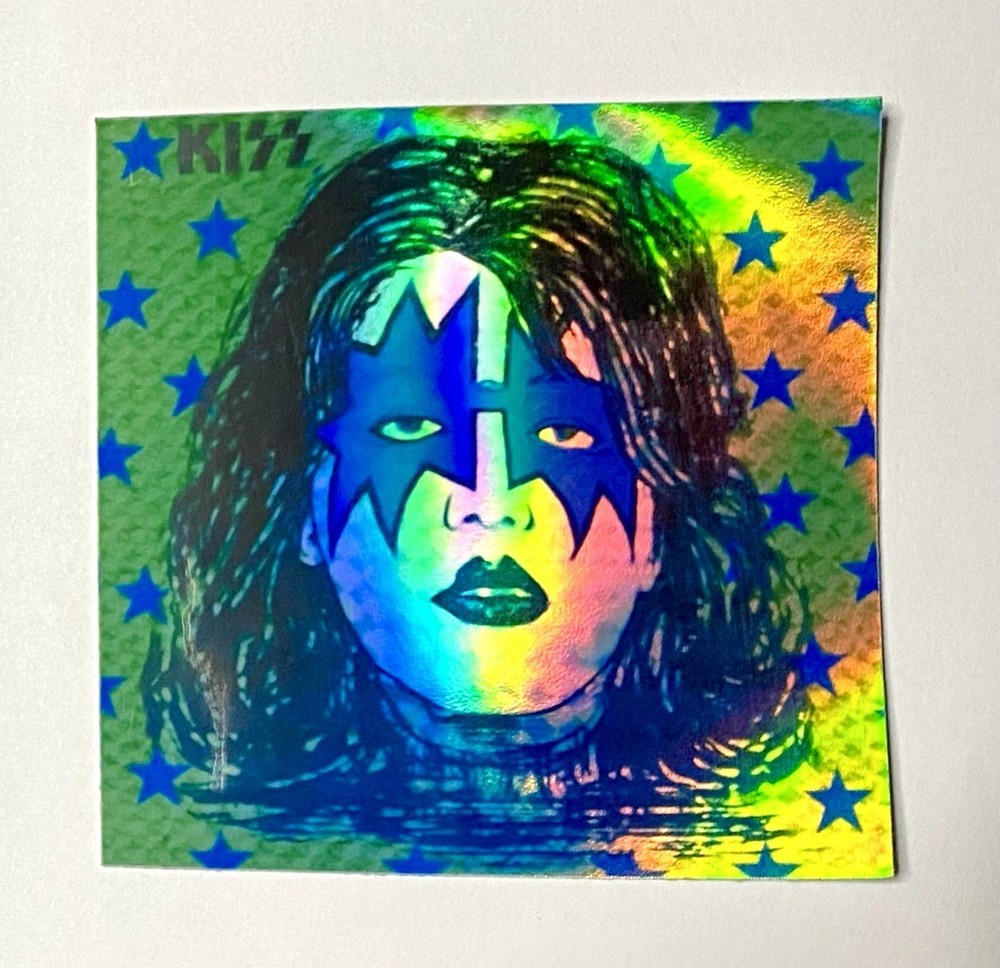 ACE FREHLEY 3” x 3” holographic vinyl Sticker