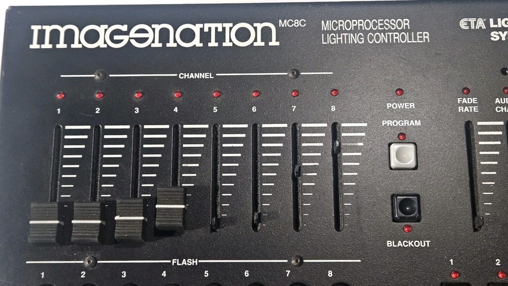 MC8C - ETA Imagenation Microprocessor Lighting Cntr- UNTESTED - No Power Supply