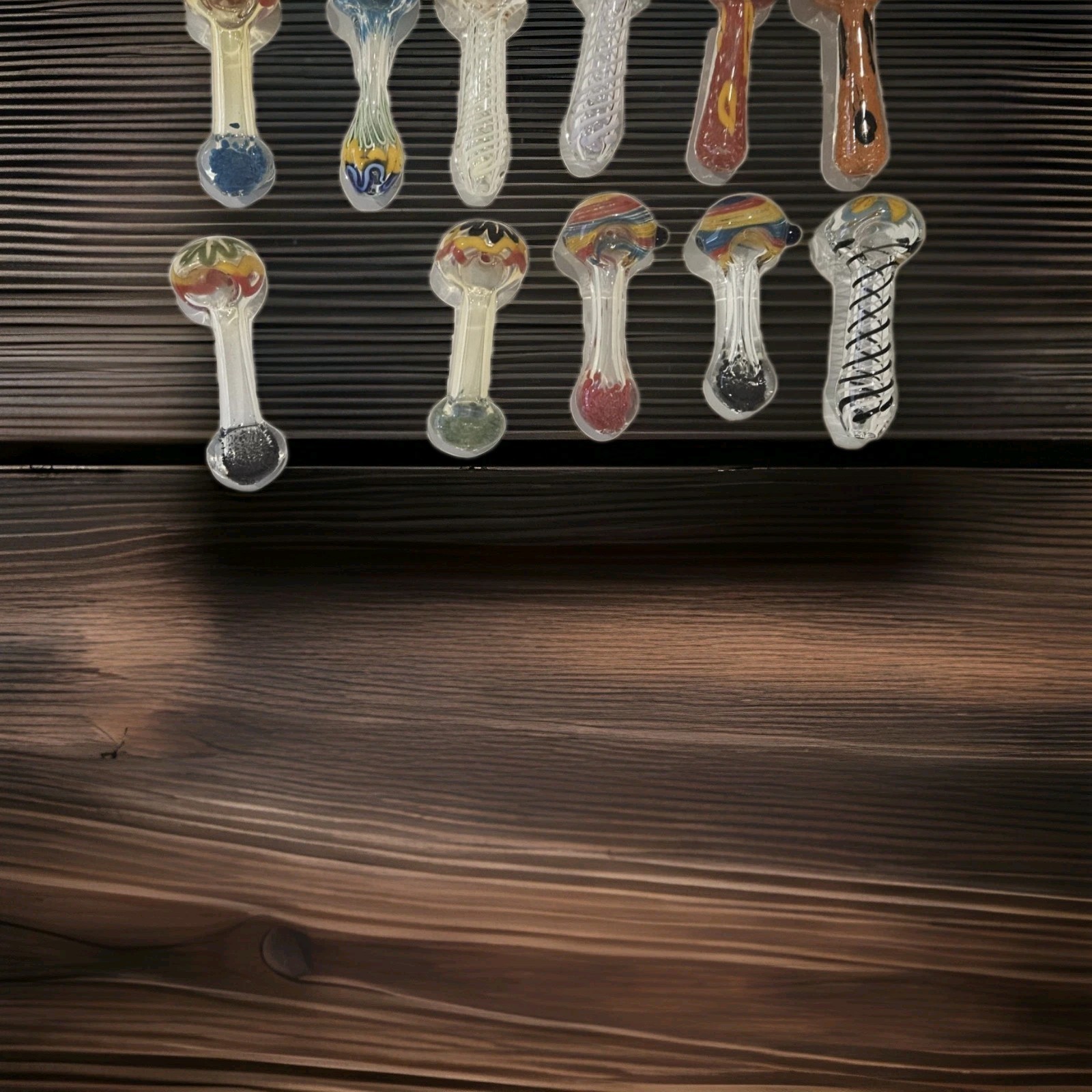 6 PACK 3” 3.5 To 4“INCHTobacco Smoking THICK HEAVY Glass Hand Pipe