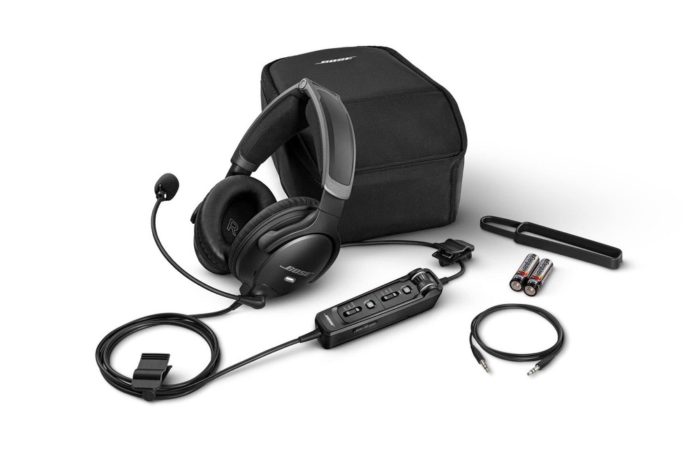 Bluetooth Aviation Headset Lightweight Adjustable ANR Noise Cancelling Bose