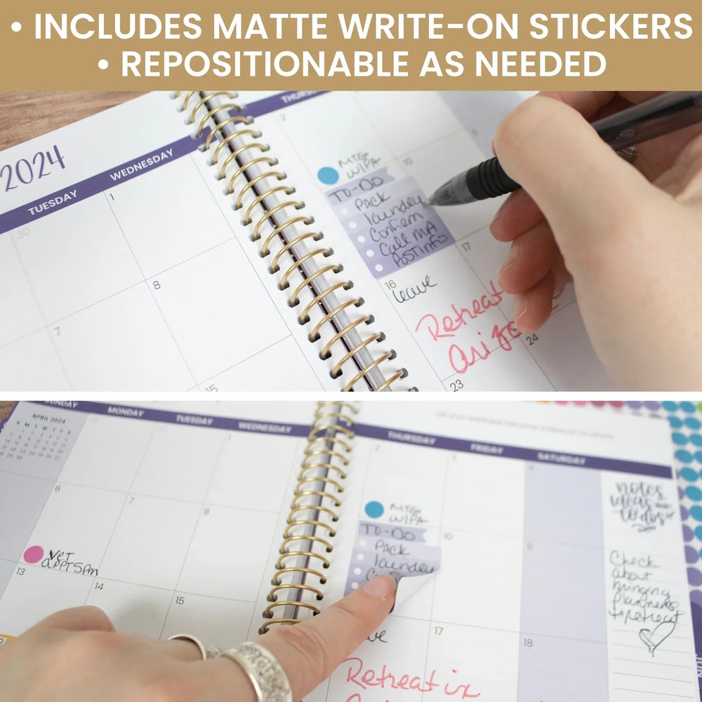 bloom daily planners Planner Stickers, Color Coding Pack, Bright