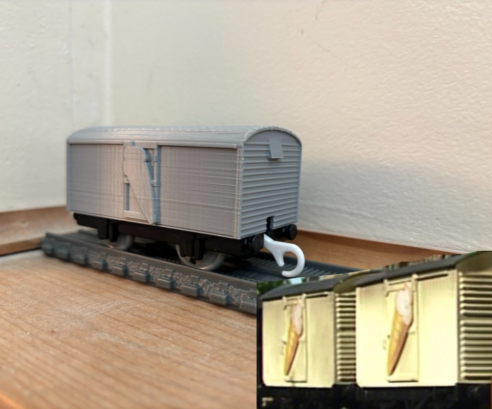 custom 3d printed trackmaster ice cream van