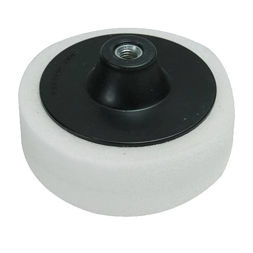 WHITE M14 Thread Foam Polishing Soft Sponge Head Pad Mop Medium Buffing U283