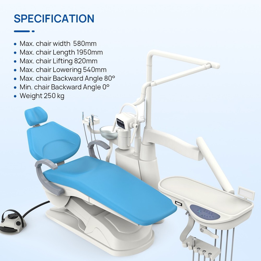 Automatic Dental Chair Unit Computer Controlled DC Motor PU Hard/Delivery Unit
