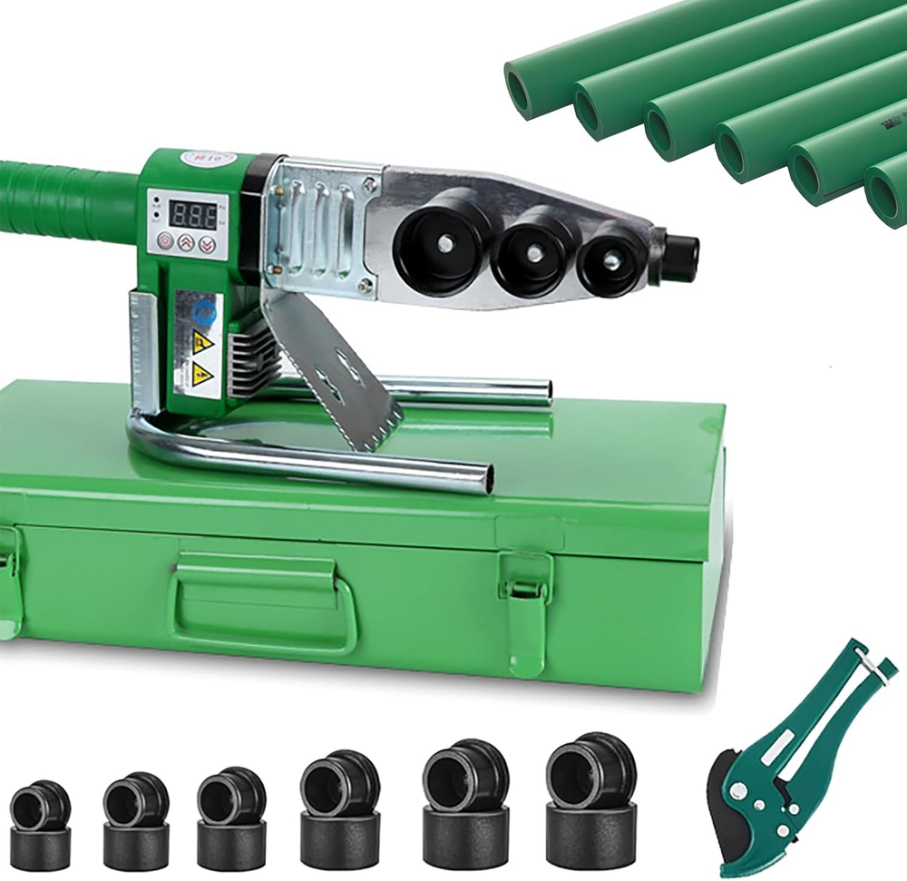 Plastic Pipe Welder 110V Plastic Pipe Welding Tool Pipe Welding Machine PP, PP-R