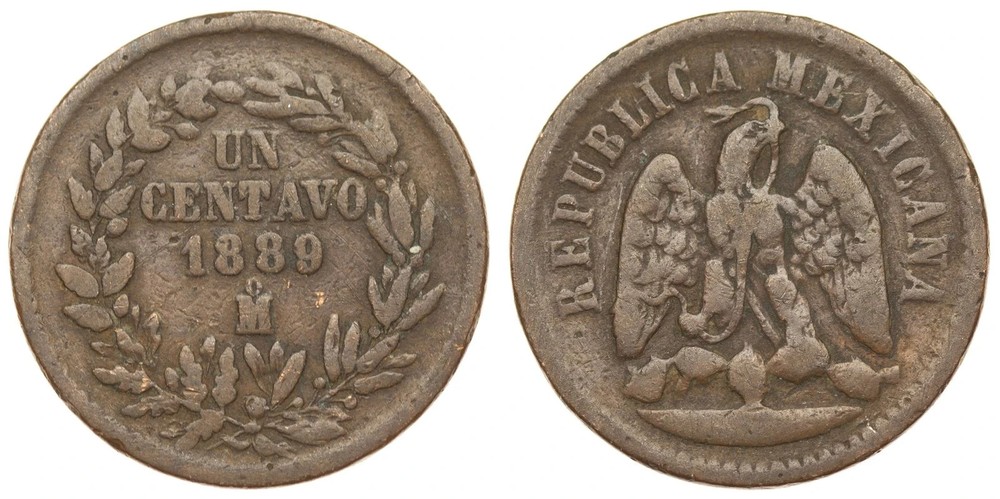 Mexico - 1 Centavo 1889