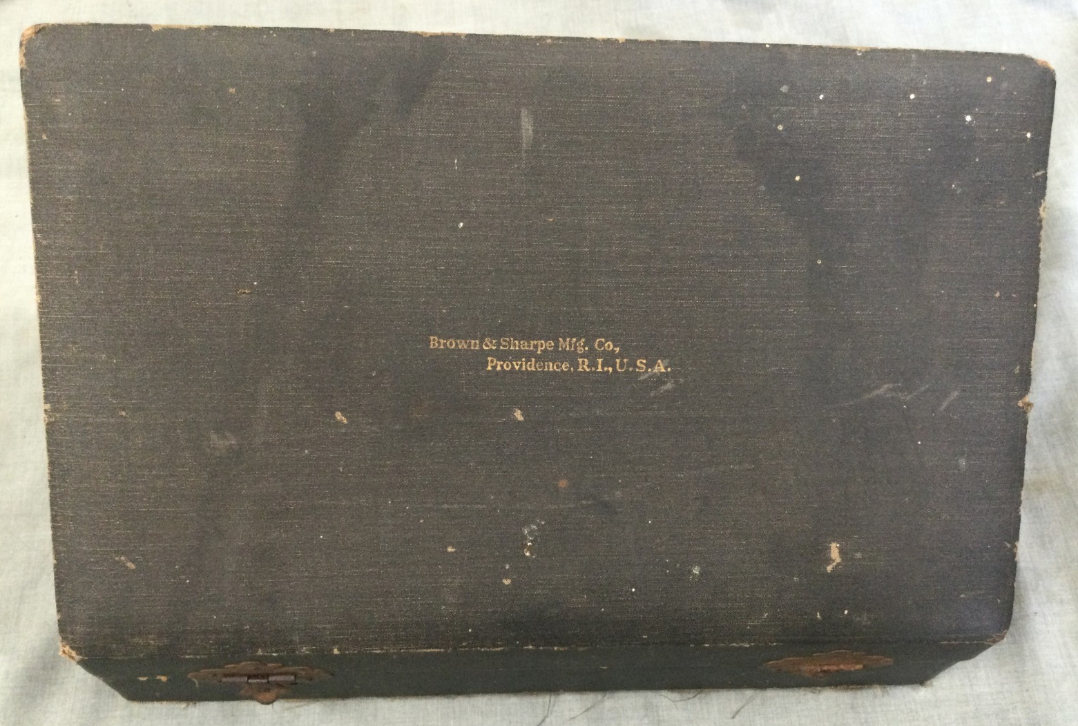 Vintage Brown & Sharpe Empty Wood Box - For Machinist Outside Micrometer Set