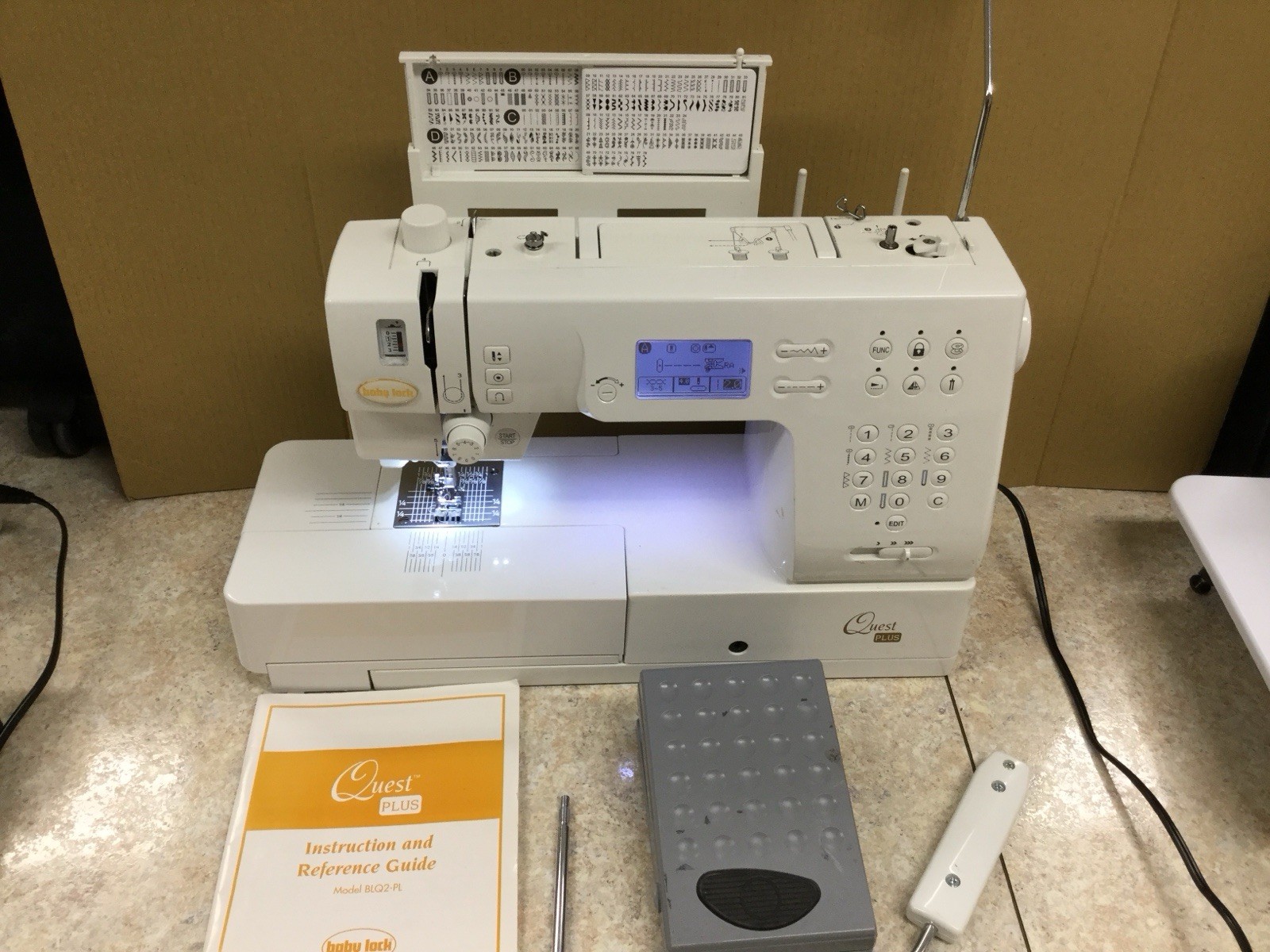Baby Lock Quest Plus Sewing and Quilting Machine