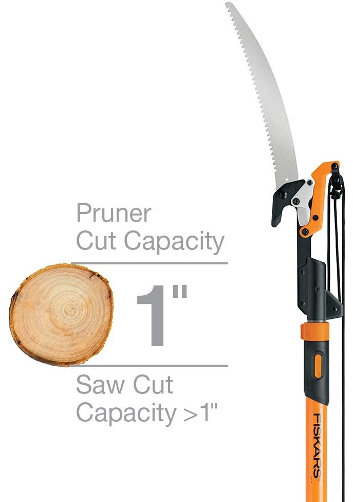 Tree Pruner Pole 14 ft. Saw Branch Limb Pruning Cutter Trimmer Extendable Shaft