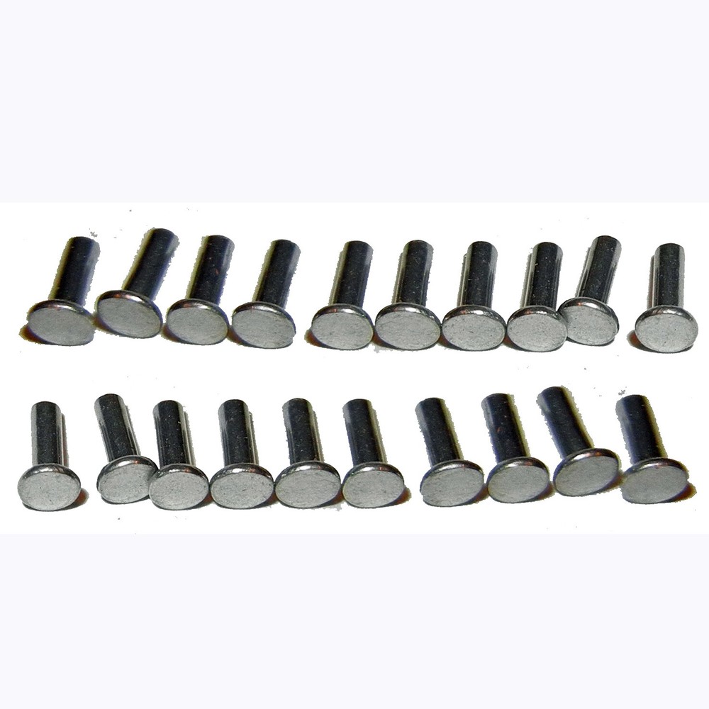 20 FLAT HEAD Rivets For Hot Wheels Matchbox Restoration & Custom Projects