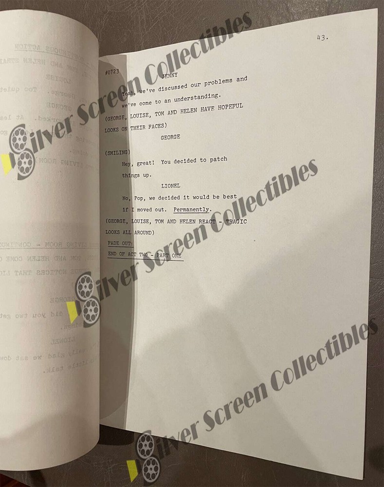 The Jeffersons (1975 - 1985) - Original Filming Script