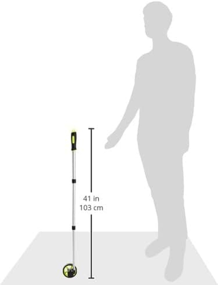 ML1212 Meter-Man 4-Inch Measuring Wheel, Silver