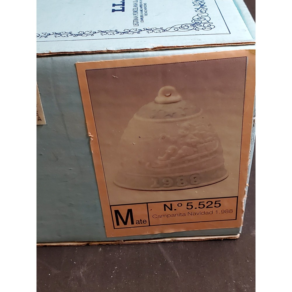 Lladro Bell -5525 - 1988 Christmas Bell