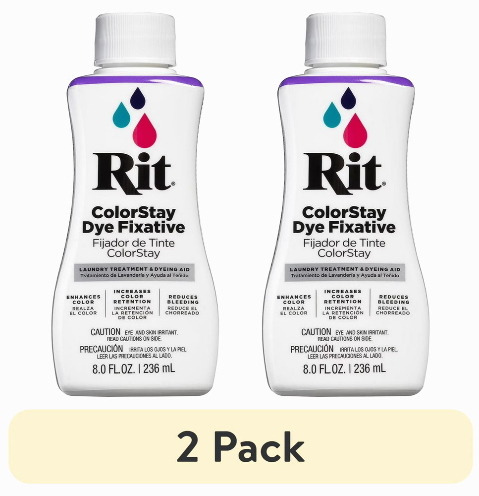 (2-pack) Rit Colorstay Dye Fixative, 8 fl. oz
