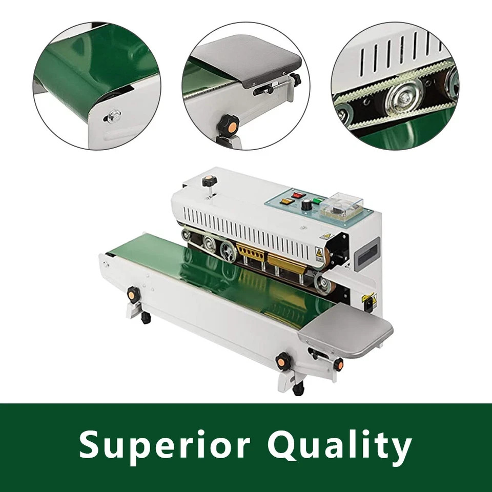 US FR900 220V Continuous Horizontal Plastic Bag Auto Sealing Packing Machine CE