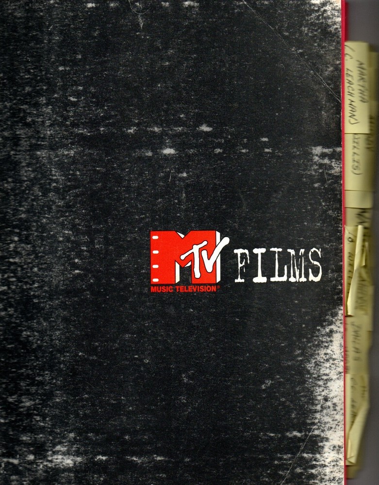 ROBERT STACK personal owned original MTV Beavis and Butt-Head Do America script