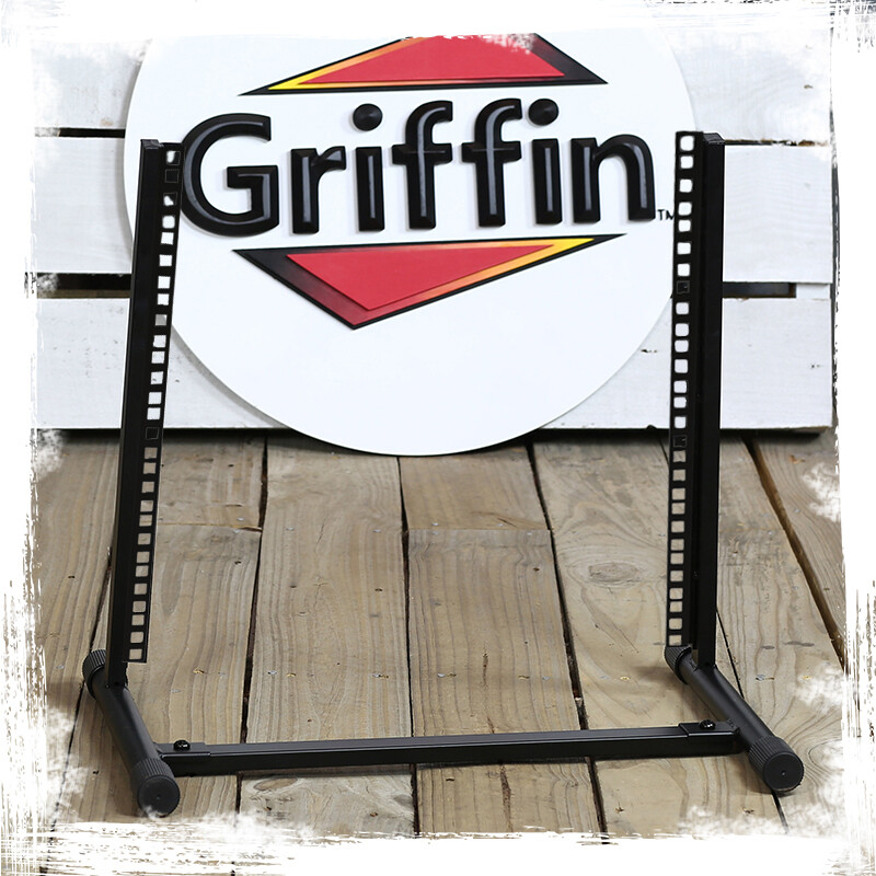 Studio Rack Mount Stand - GRIFFIN Recording Mixer Equipment Gear Case Network DJ
