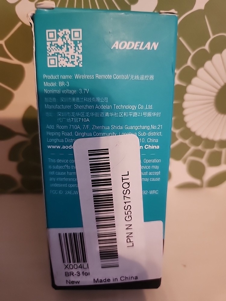 AODELAN BR-3 For Nikon Wireless Timer Remote Shutter Release