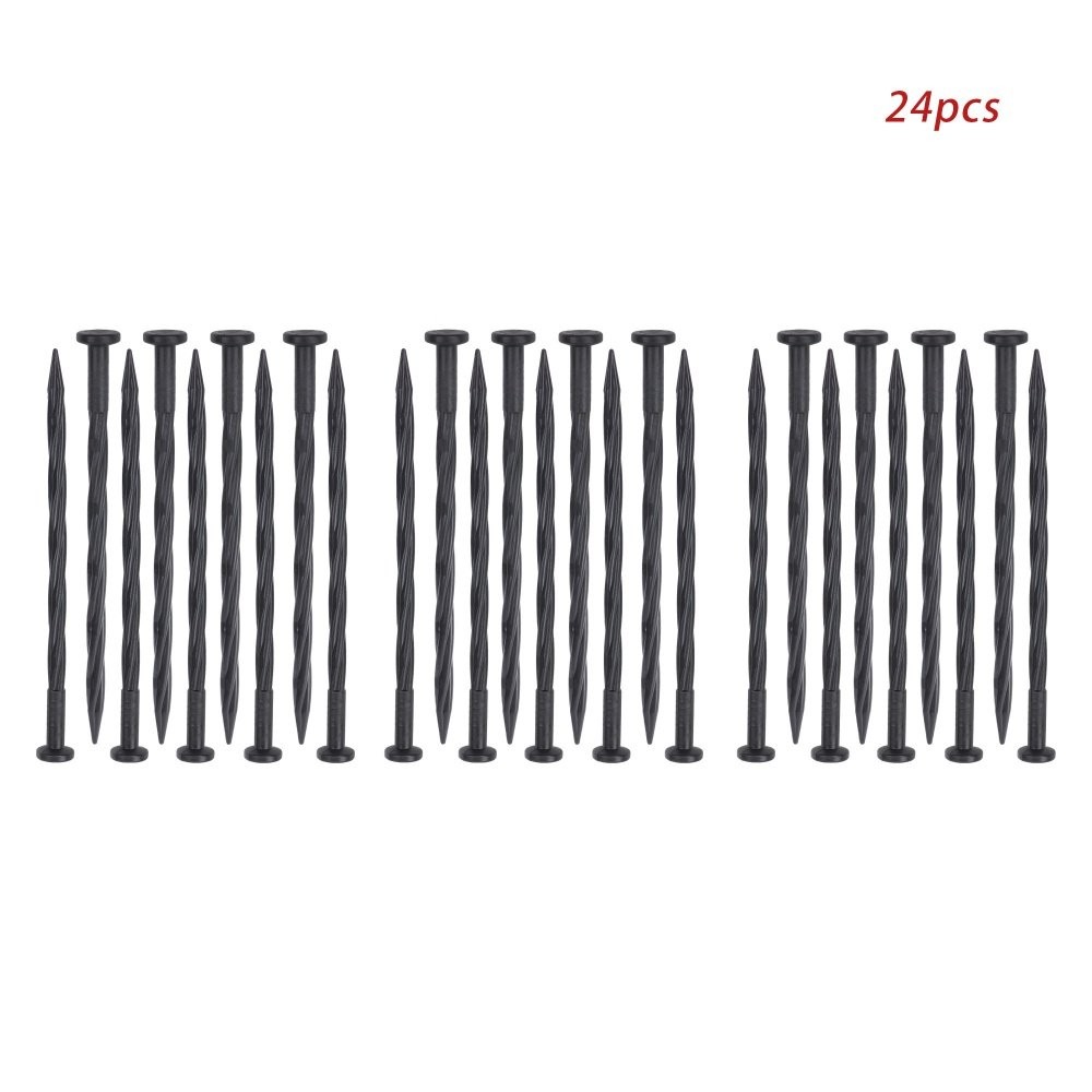 Landscape L-shaped Lawn Garden Edging Kit 60FT Flexible Border Paver & 24 Stakes