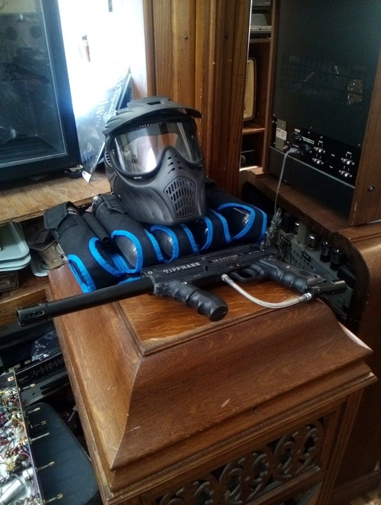 tippmann 98 custom paintball gun Untested
