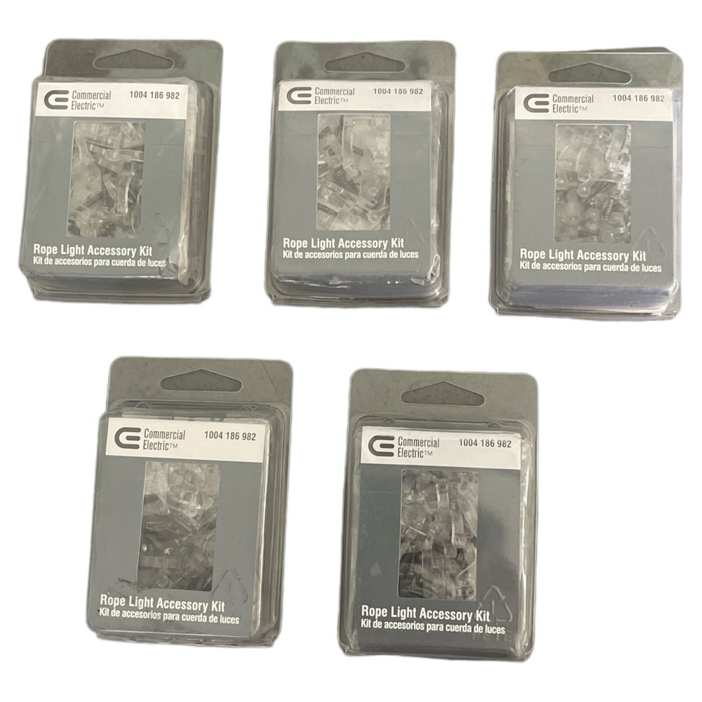 Commercial Electric Rope Light Accessory Kit (5 Pack) (O)