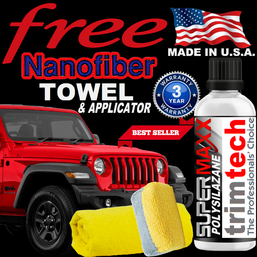 WORLD'S STRONGEST CERAMIC TRIM COAT FOR PLASTIC & RUBBER SURFACES