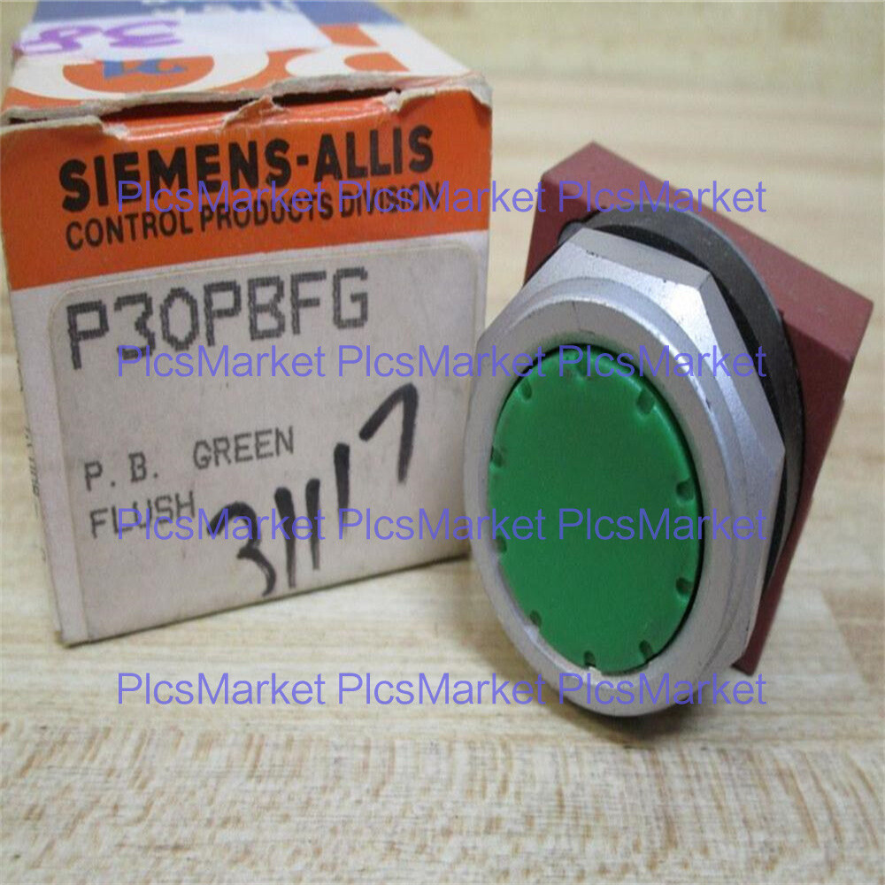 Siemens P30PBFG Green Pushbutton